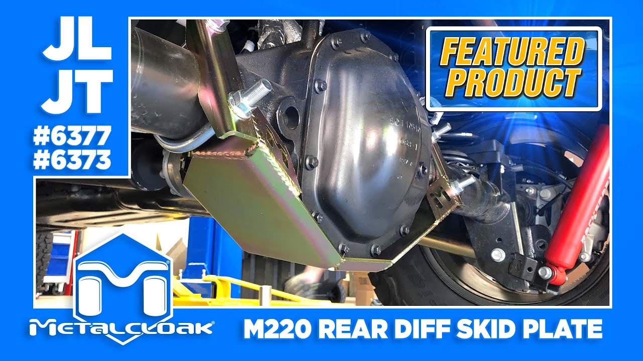 Featured Product: MetalCloak JT Gladiator /JL Wrangler M220 Rear Differential Skid Plate