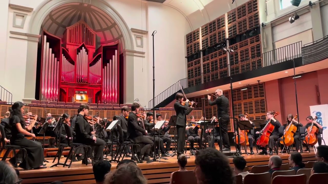 NSYO soloist Timothy Li Verbrugghen Hall Sydney Conservatorium of Music December 2024