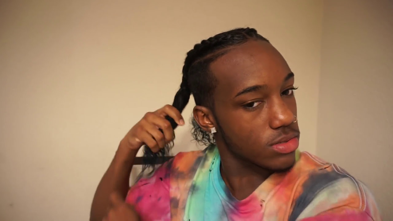 The Two Braid Man Bun Tutorial