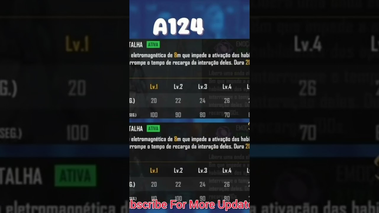 OB 34 Update Charecter New Changes Free Fire .