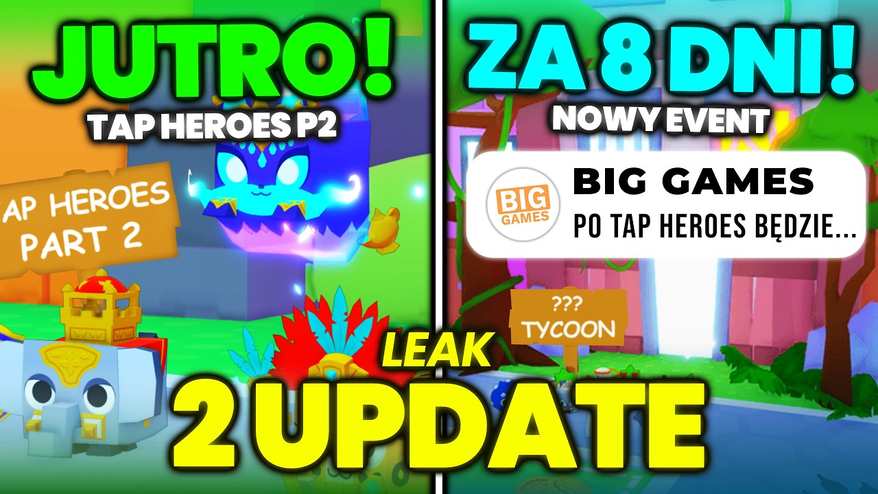 DOSTALIŚMY LEAK DW&Oacute;CH UPDATE w PET SIMULATOR 99!🚨