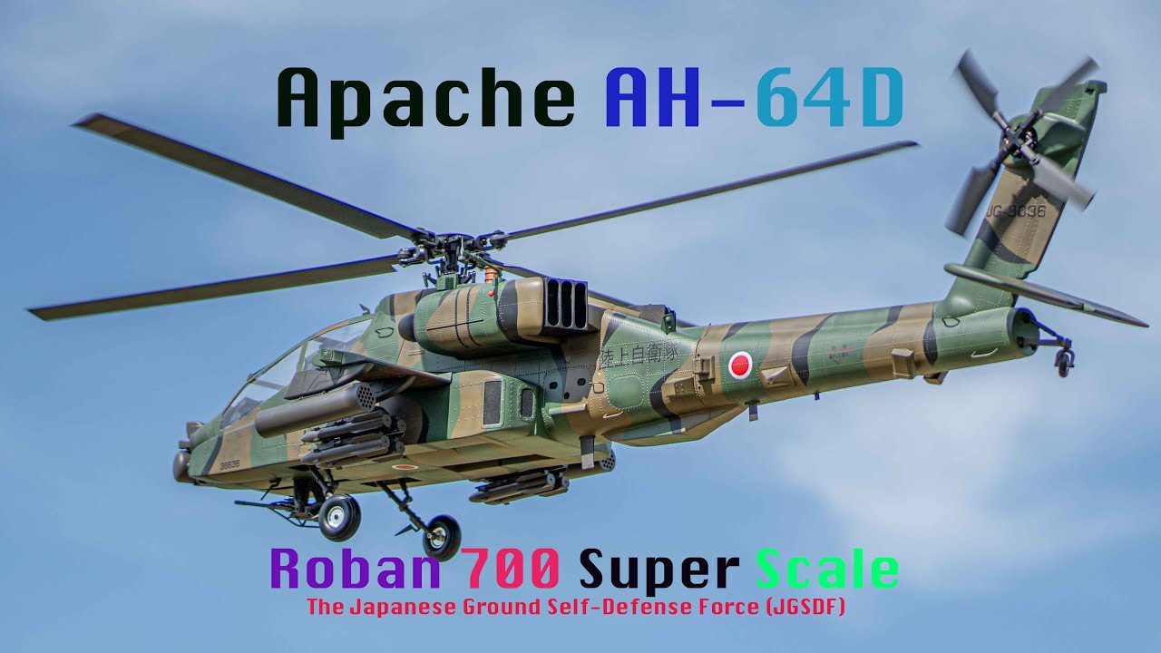 Apache AH-64 Roban 700 Super Scale (Testing Flight)