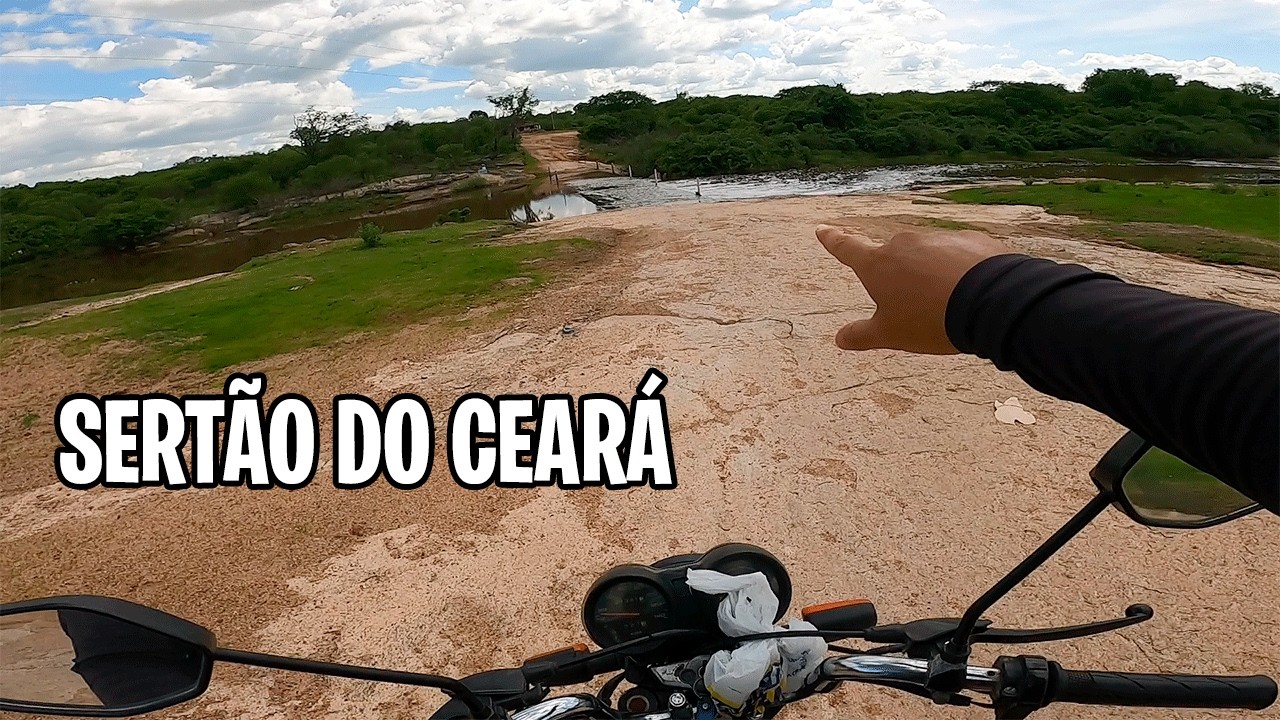 Assim é uma viagem nas estradas do sertão cearense no inverno