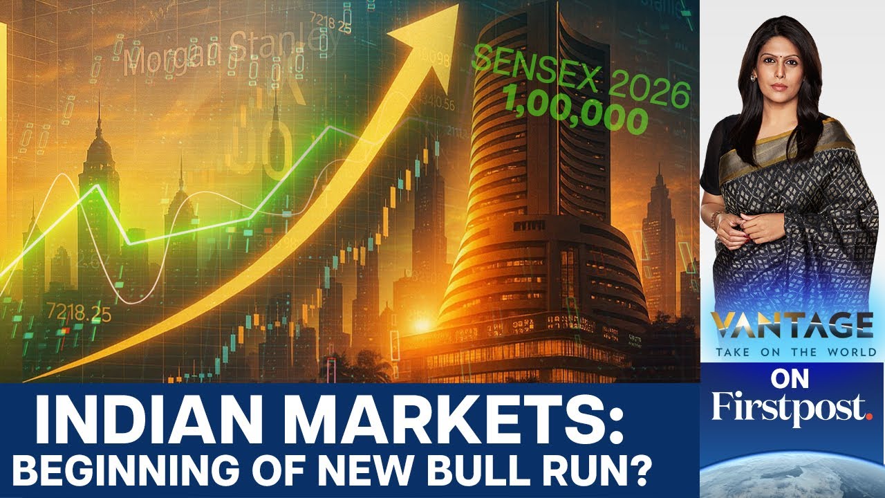 Смелый прогноз Morgan Stanley: Sensex превысит 100 000 в 2026 году | Обзор с Палки Шармой | N18G