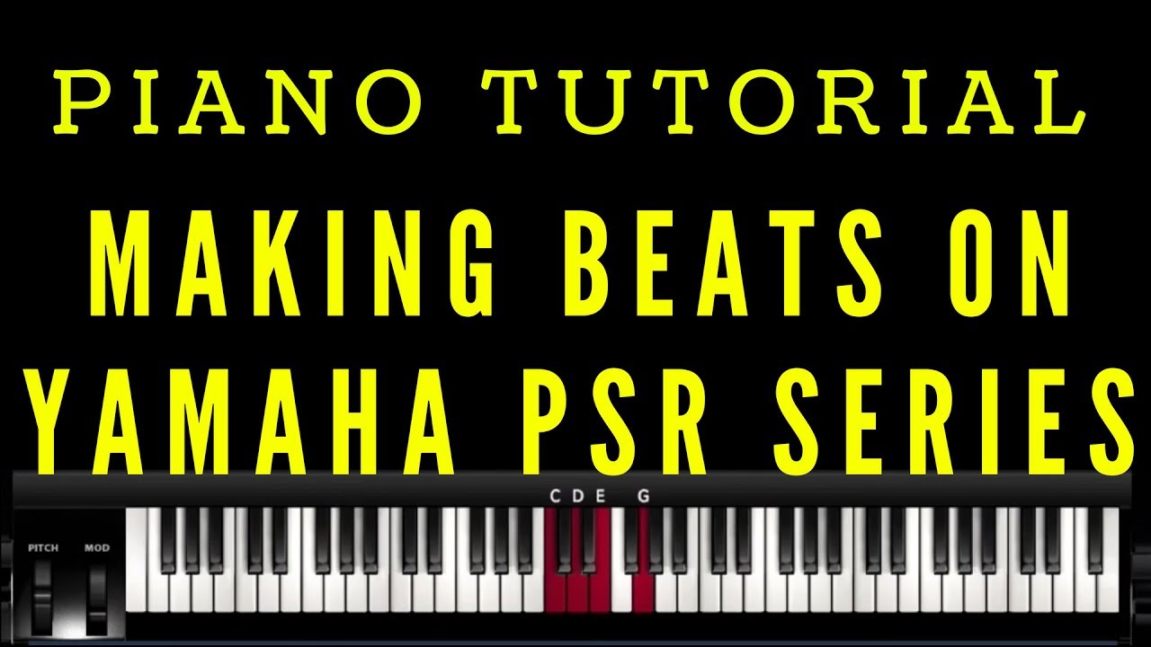How To Make Beats on YAMAHA PSR S710 (Instructor - Emmanuel)