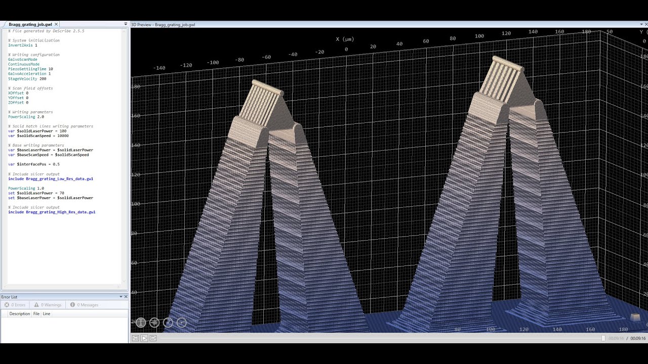 Nanoscribe, Printing with Multiple Resolutions