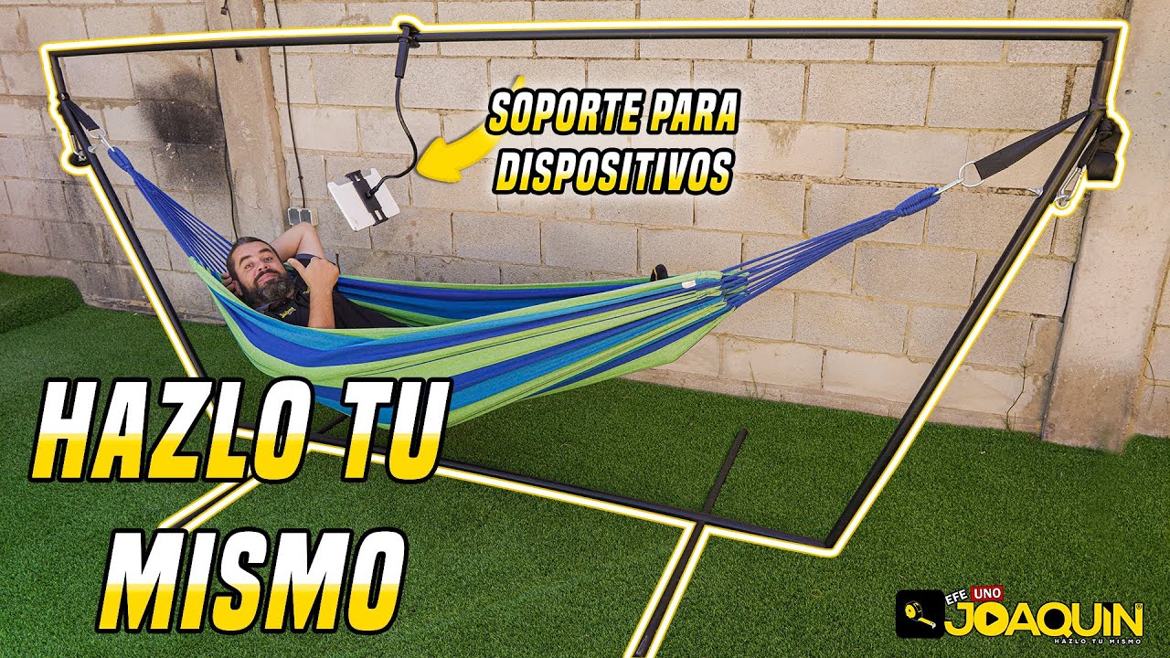 COMO HACER UNA HAMACA COLGANTE POR POCO DINERO