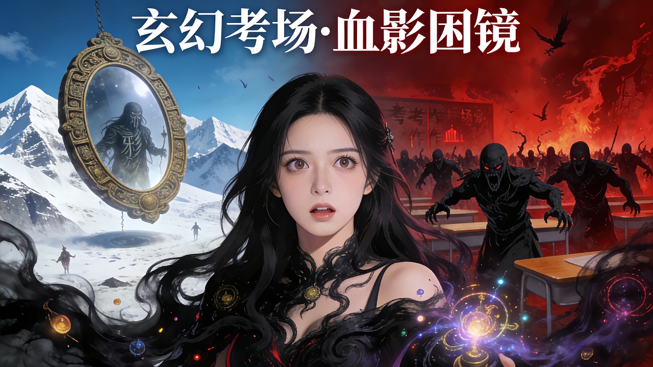 【完整版】一場考場逃離，牽扯出跨次元危機。我被亡者追殺，體內秘物引來連環死劫，最終遠赴西藏以鏡封邪，終結二十年浩劫。#懸疑短劇#異次元#災難驚悚#封印邪靈#跨次元浩劫#都市怪談#亡命逃亡#守護人間