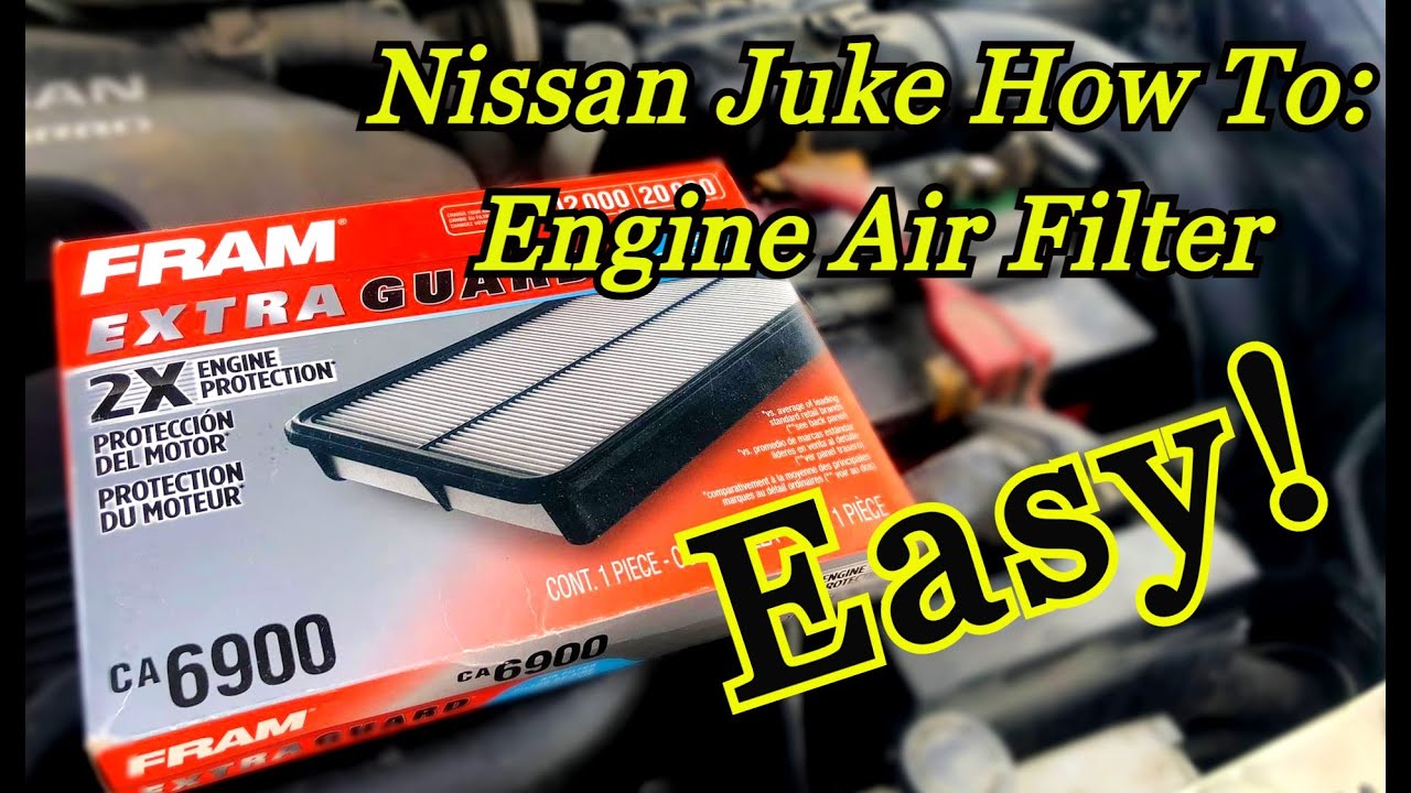 How to Replace Engine Air Filter on Nissan Juke