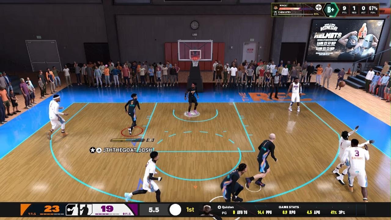 Triston fg how to put the ball in the net