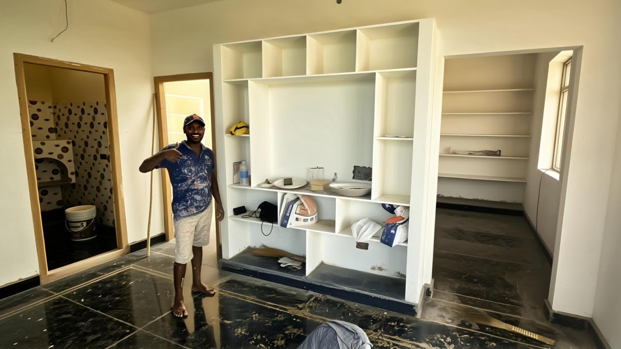 Indiramma house interior work is completely finished, take a look at how it turned out double bed...