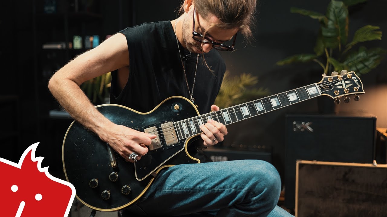 Gibson Custom Shop 1958 Les Paul Eric Clapton 3PU Ebony v rukou Karola Komendy