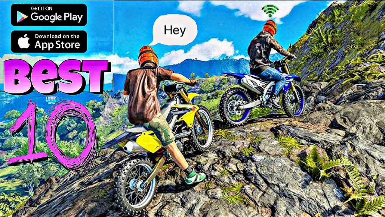 Top 10 Most Realistic Bike RACING GAMES on Android/IOS 2025