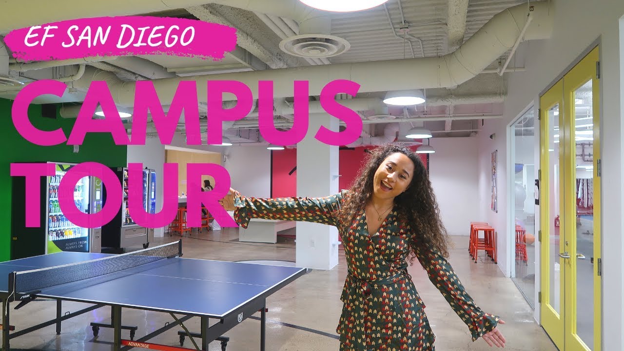 CAMPUS TOUR EF SAN DIEGO! EEN EIGEN SPORTSCHOOL😱| Fleur Verwey