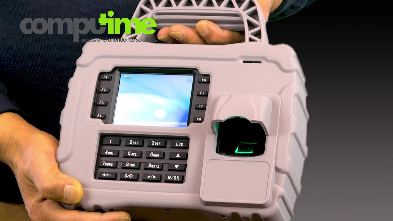 What are the advantages of Computime P22 Battery operated clocking in machine?