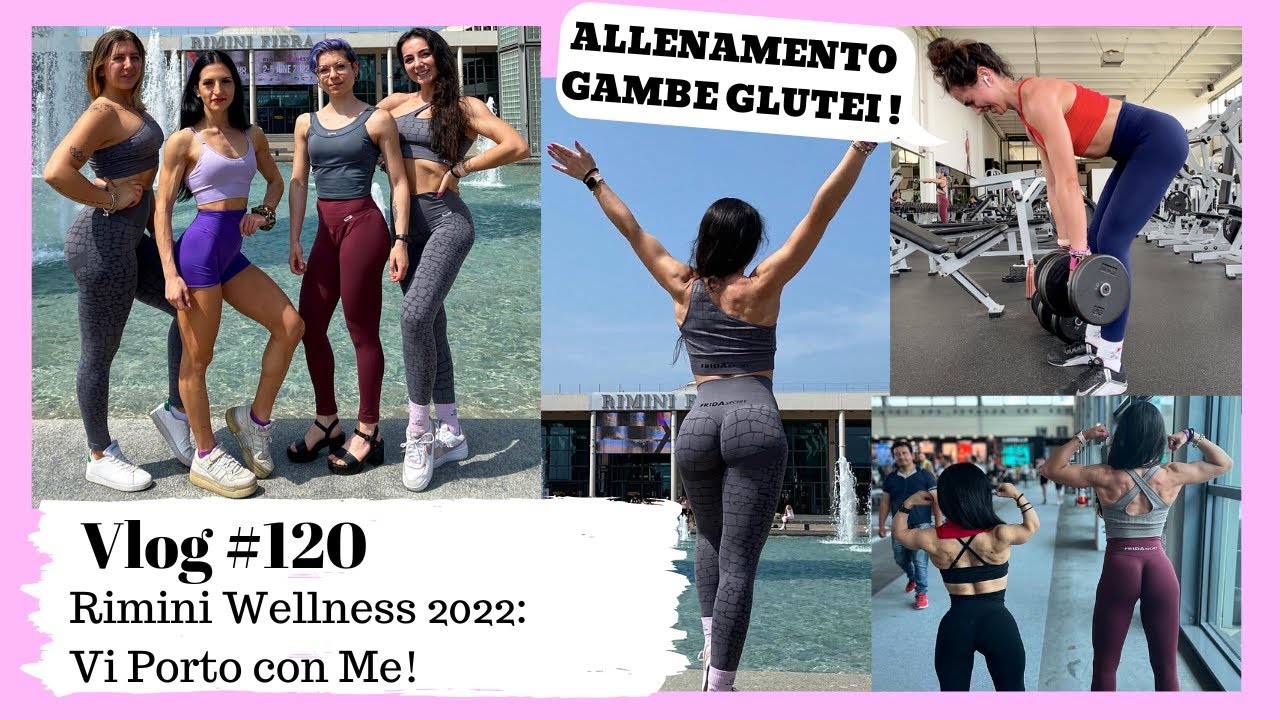 DEGENERO AL RIMINI WELLNESS 2022 + Leg Day  || Vlog 