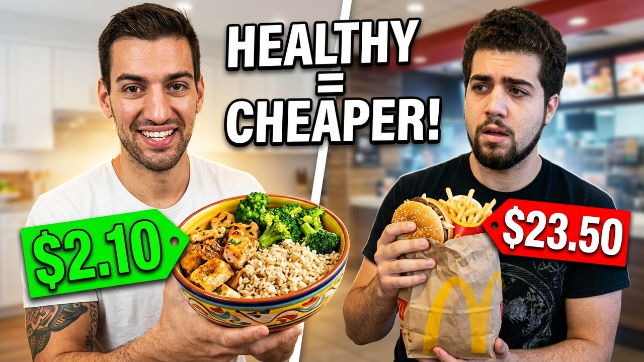What is Cheaper, Healthy Food or Fast Food? (Social Experiment)