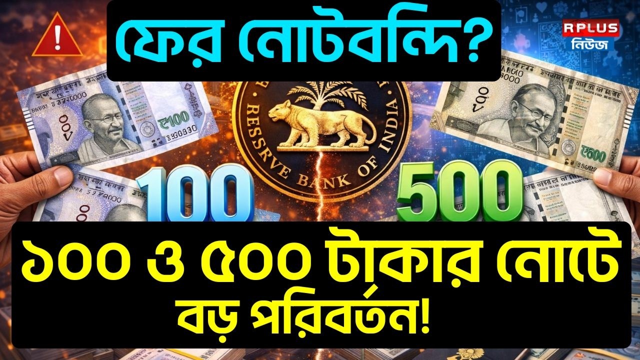 ফের নোটবন্দি ? ১০০ ও ৫০০ টাকার ন‍োটে বড় পরিবর্তন ! | Demonetization | RBI | Currency Change
