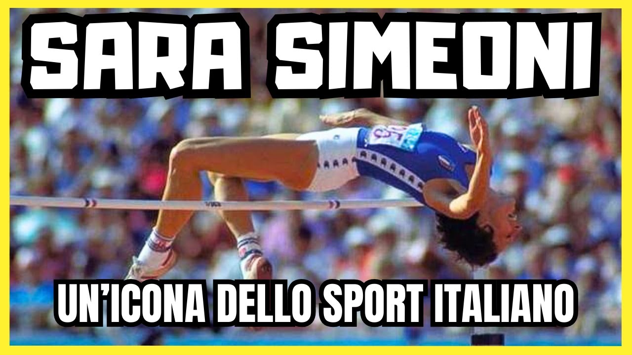 Sara Simeoni - un'icona dello sport italiano (salto in alto)