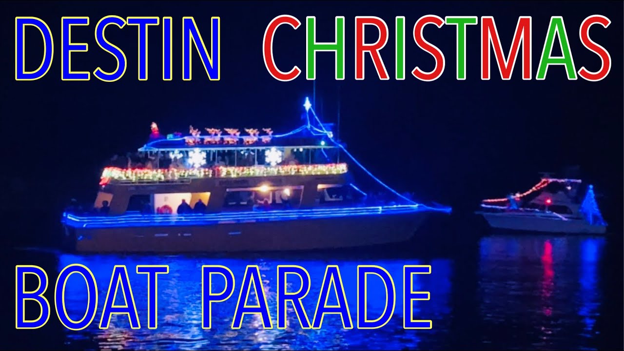 Destin Christmas Boat Parade 2021 || We&rsquo;ve NEVER Seen it Before