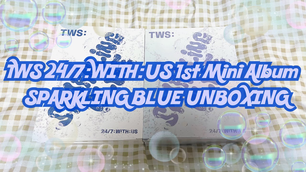 TWS  1st Mini Album SPARKLING BLUE  開封