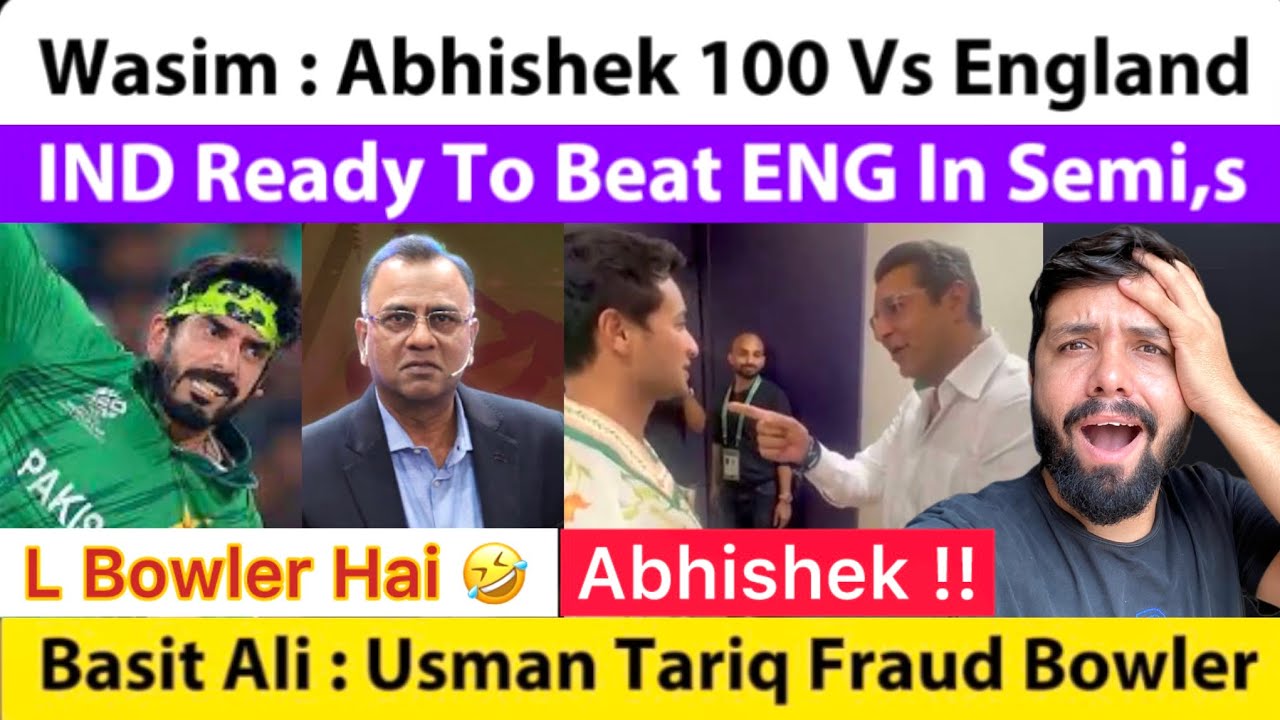 Wasim : Abhishek Sharma 100 Vs ENG ? IND Will Beat ENG In Semi Final WC 2026 | Basit Ali On Tariq