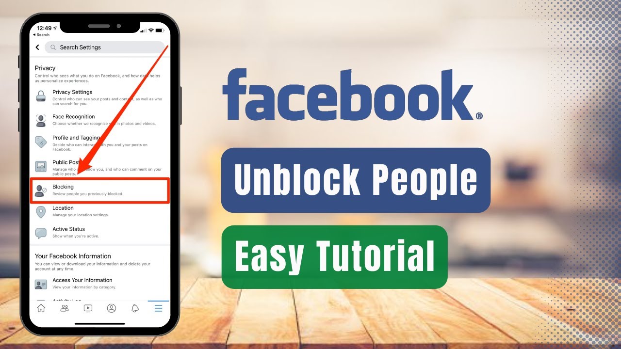 How to Unblock People on Facebook !