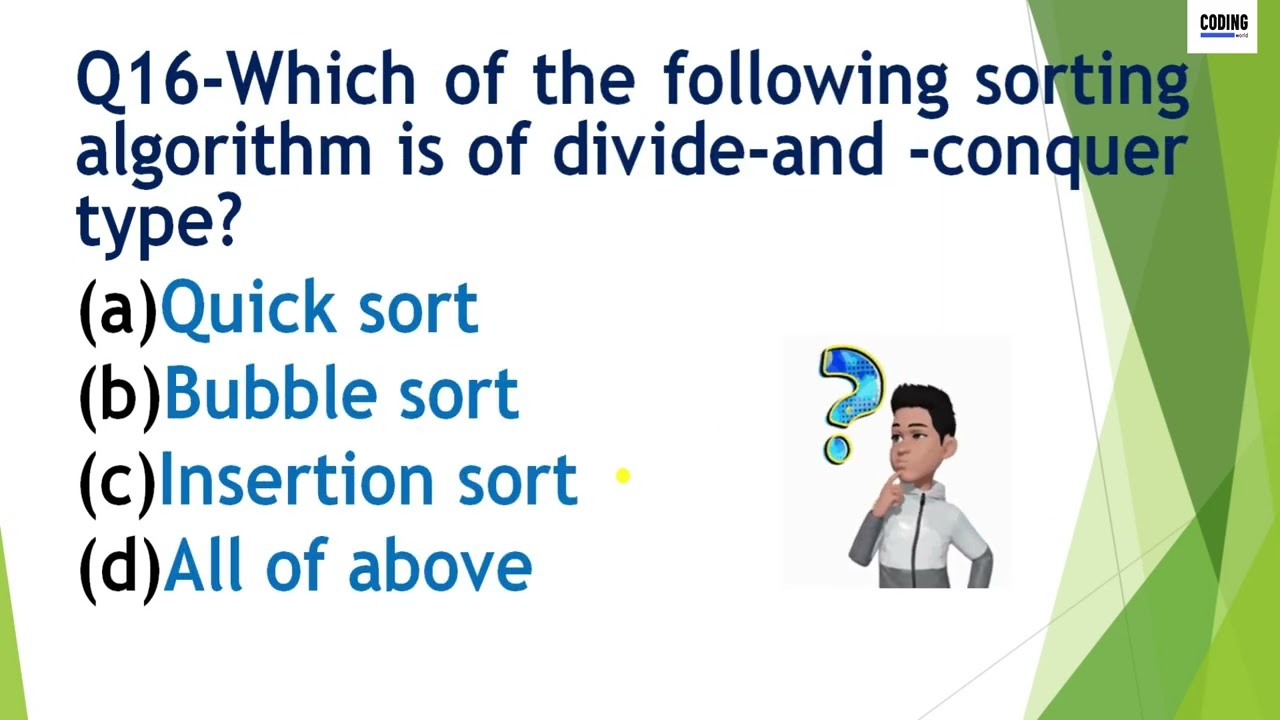 Top 100 Data Structure MCQs | Computer Science | data structure and algorithms mcq