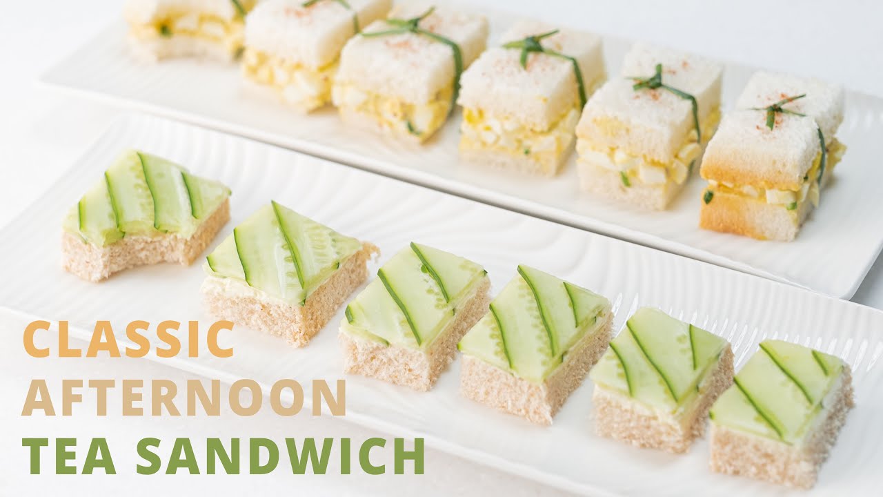 經典下午茶三明治 Classic Afternoon Tea Sandwich recipe ASMR