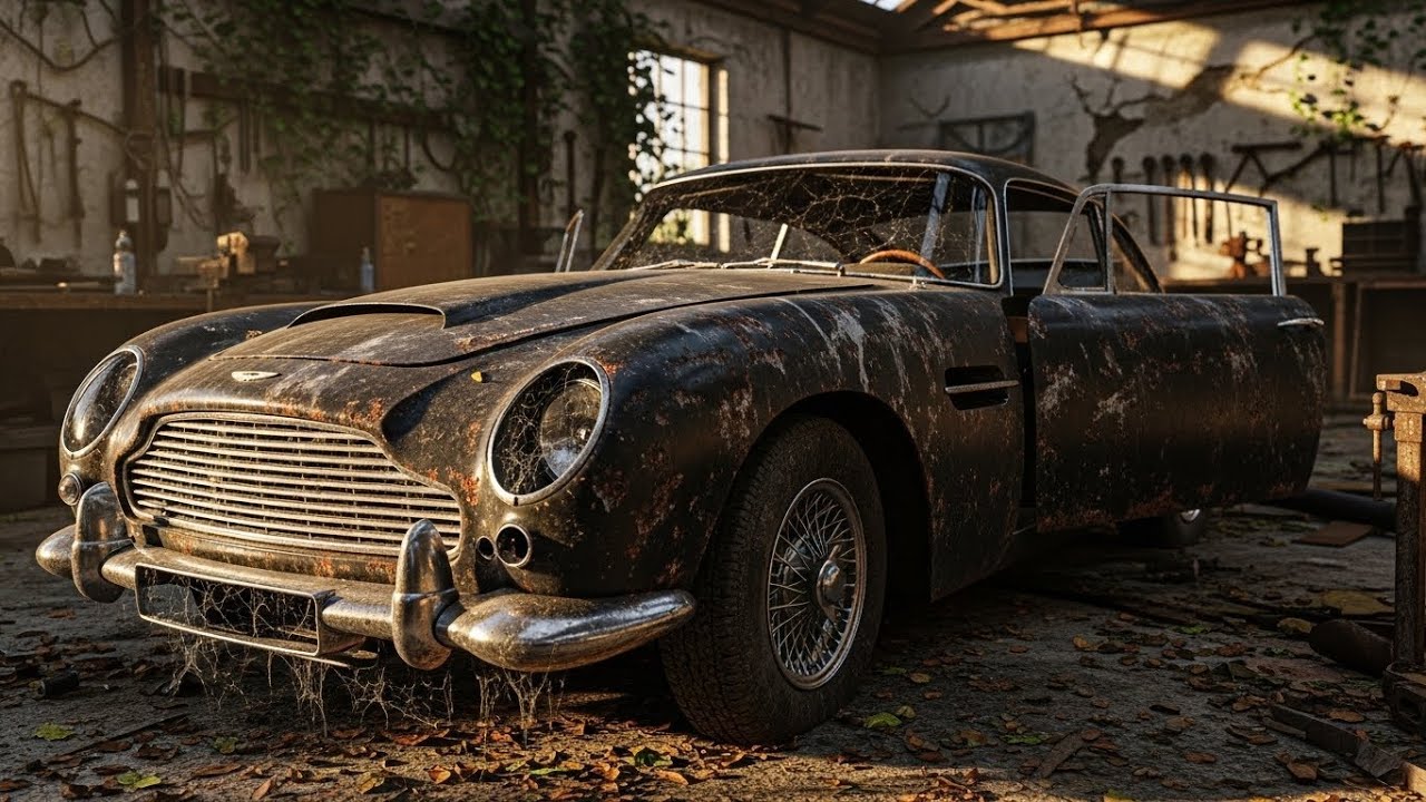 ASMR Car Restoration | Full Rebuild of 1964 Aston Martin DB5 | from Abandoned Condition to New
