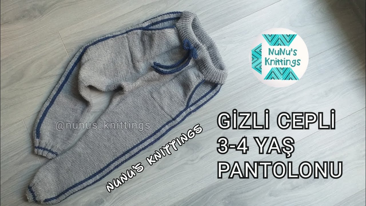 GİZLİ CEPLİ 3-4 YAŞ PANTOLONU