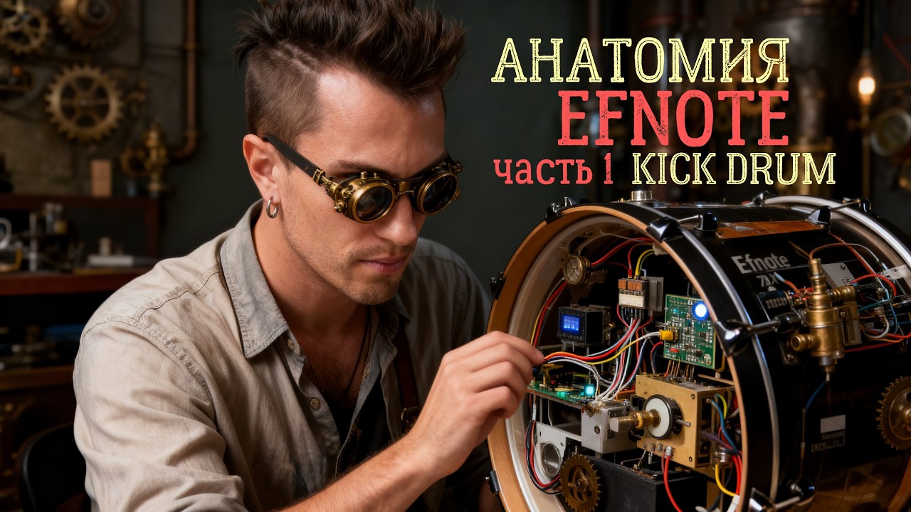Анатомия EFNOTE. Часть 1 - KICK DRUM.
