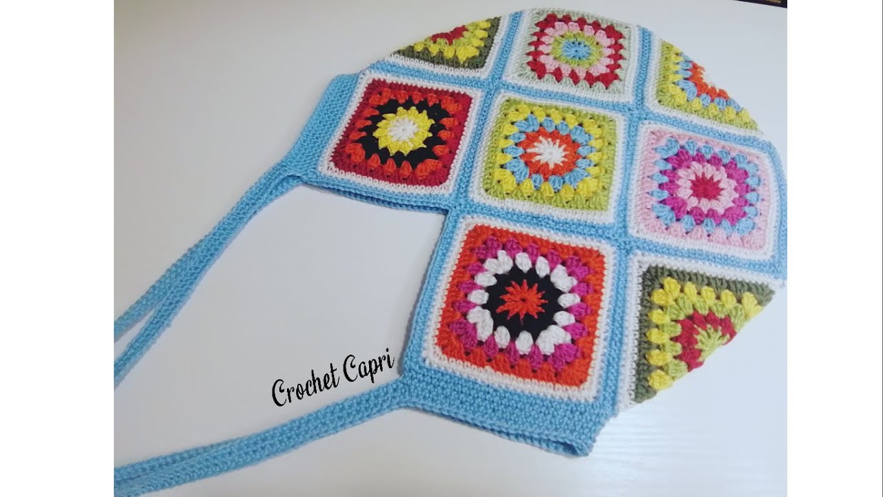 BOLSO GRANNY CROCHET 💕#bolsocrochet #crochetbag #topcrochet #diy