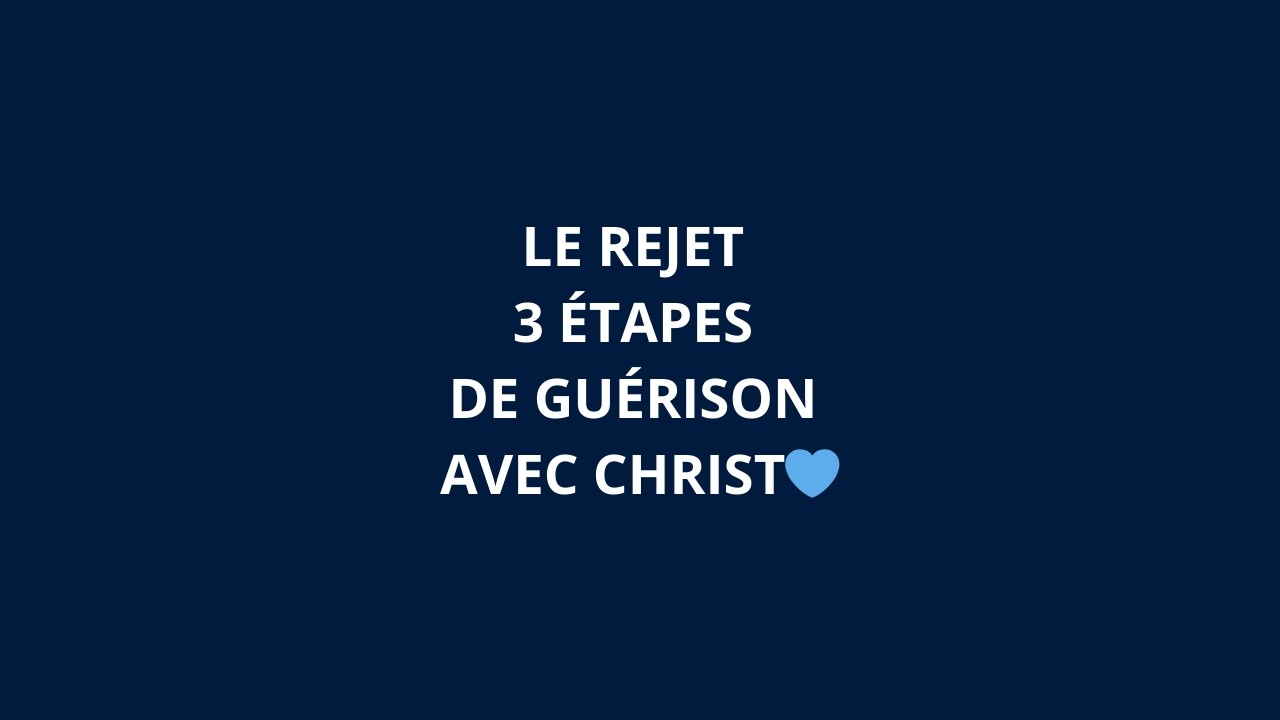 COMMENT SORTIR DU REJET ?