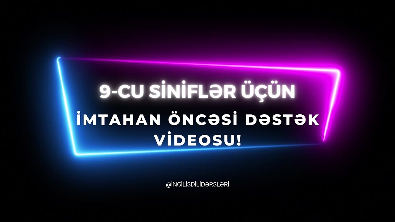 Sabah (09.04.2023) 9-cu siniflərin imtahanına bu suallar, bu mövzular düşəcək!