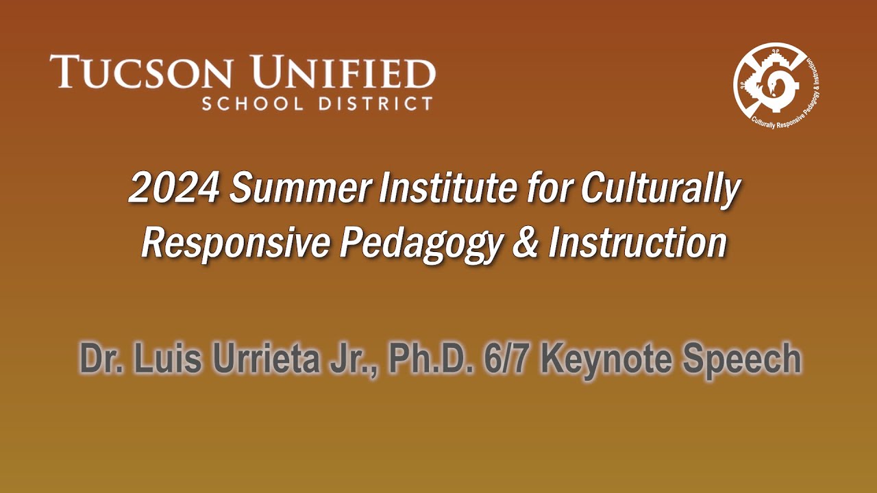 2024 SICRE Keynote - Luis Urrieta Jr.