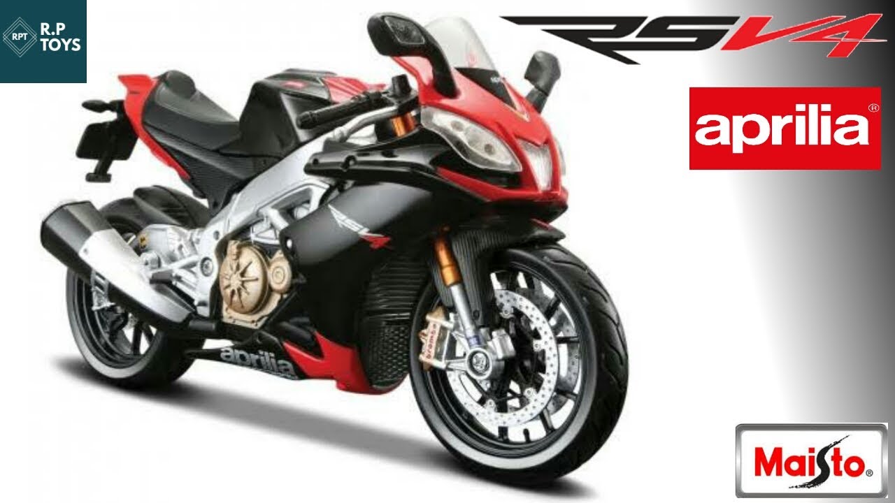 APRILIA RSV4  | Maisto 1/12 | Unboxing & Review | Diecast scale Model