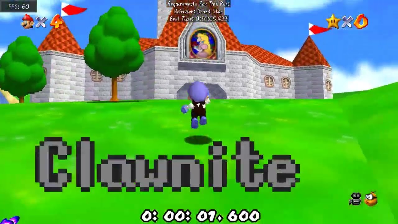 SM64 CoopDx 10:49 FT. Clawnite (2p 16 stars)