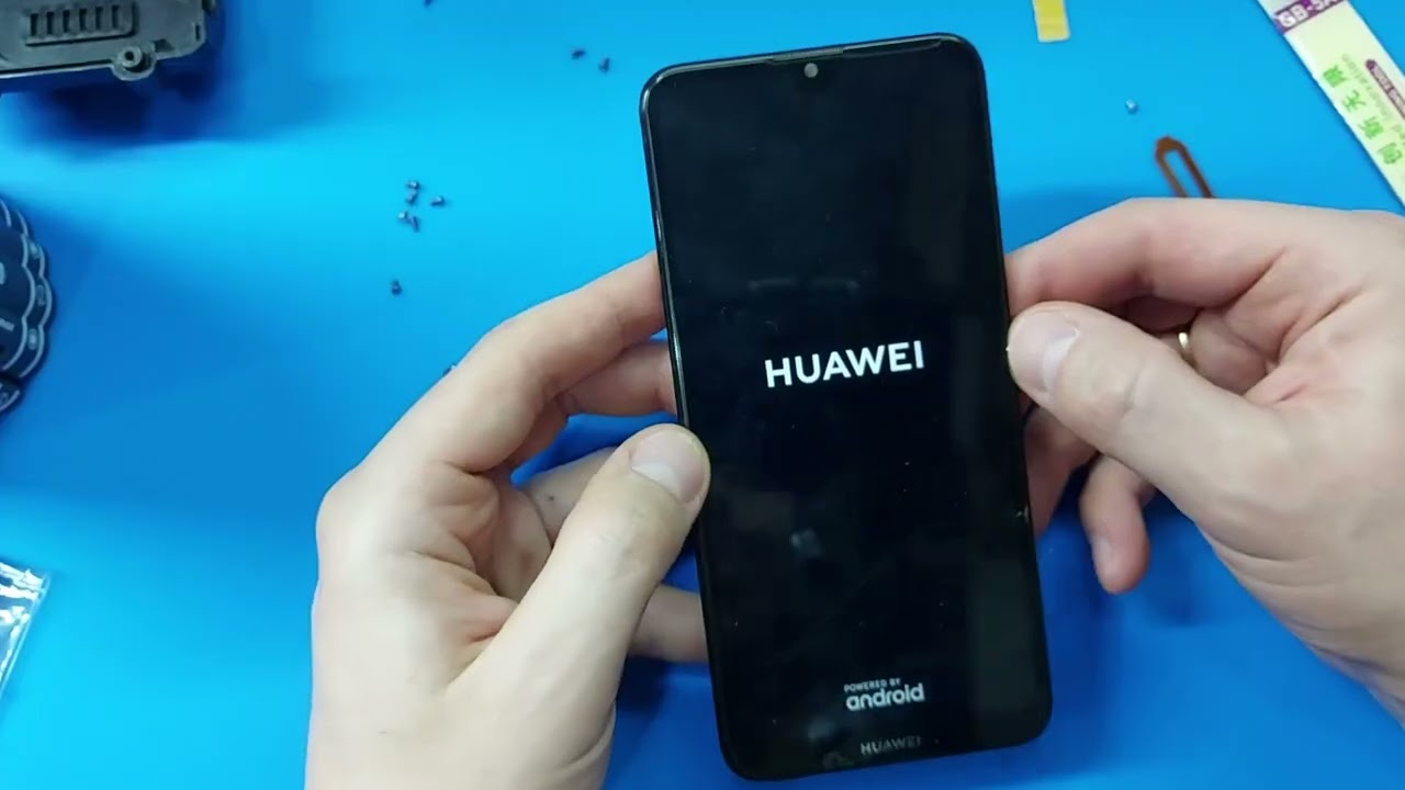 Замена батареи АКБ в телефоне. Смартфон Huawei Y7 2019 DUB LX1 Хуавей