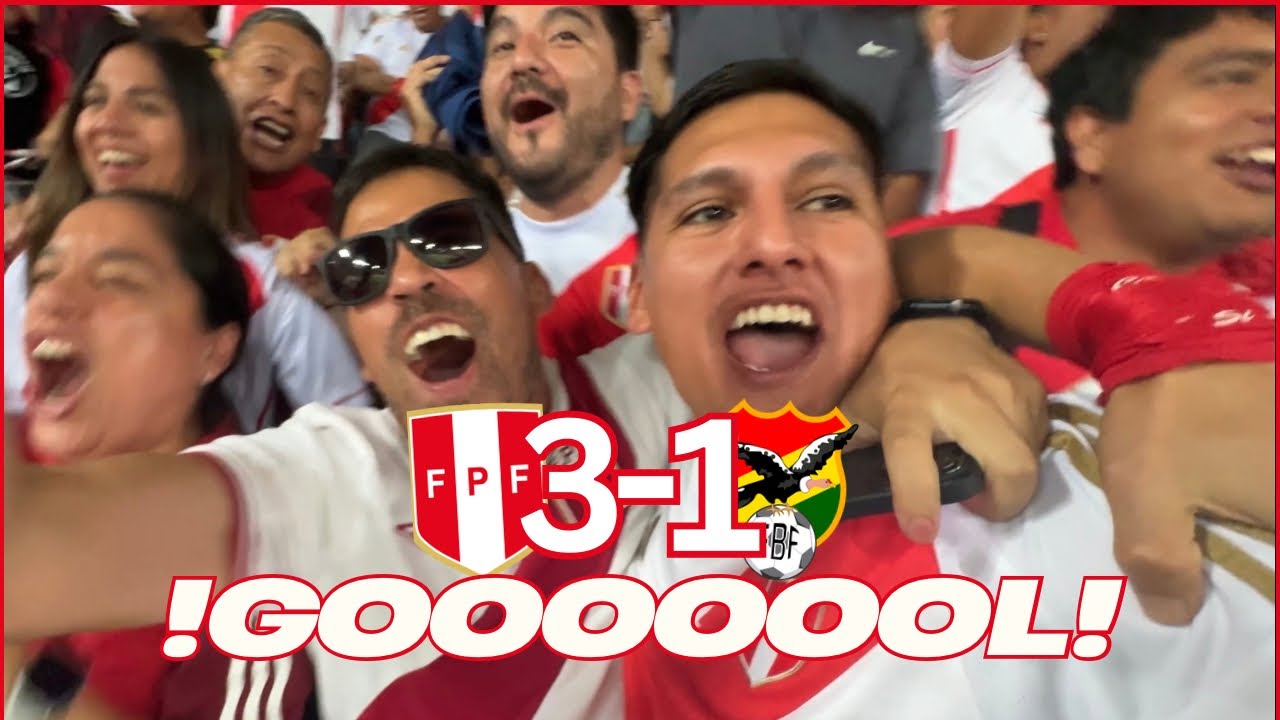 PERÚ 3-1 BOLIVIA Reacciones y Entrevistas al Partido desde el Estadio Nacional | Eliminatorias 2026