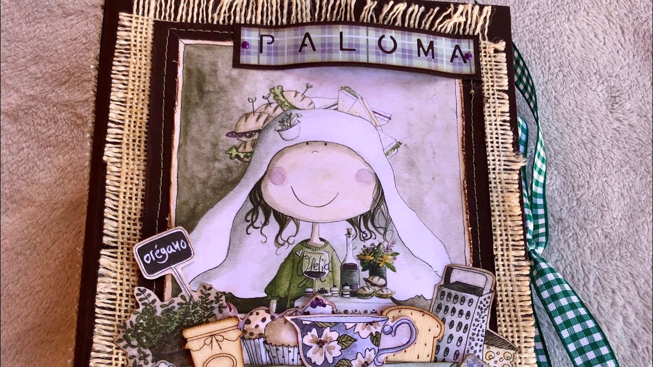 Recetario scrapbooking Ofelia entre fogones