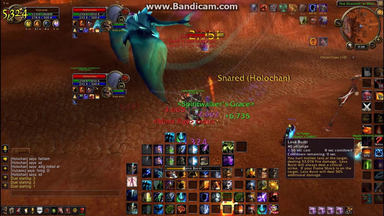 Tauri WoW Duel: Elemental Shaman vs Shadow Priest