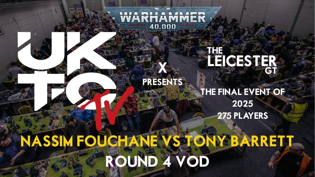 Nassim Fouchane (Space Marines) Vs Tony Barrett (Tau) | UKTC Leicester GT | Round 4 | Full Match