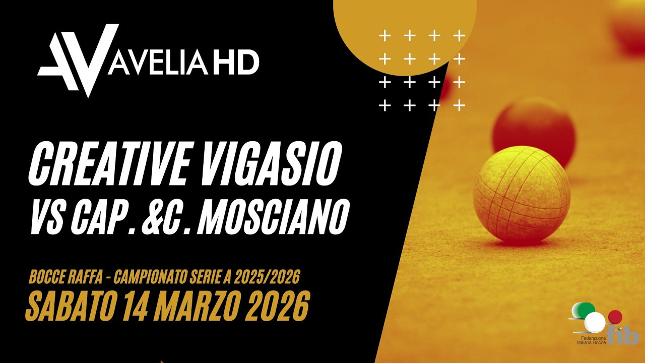 CREATIVE VIGASIO VS CAP. &C. MOSCIANO (14&deg; GIORNATA RAFFA 2025/2026)