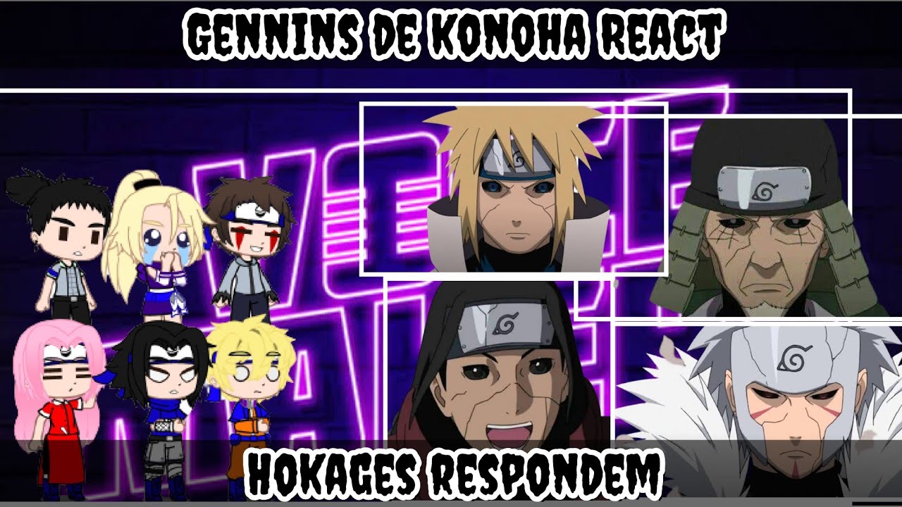 Gennins de konoha reagindo ao pergunte aos hokage
