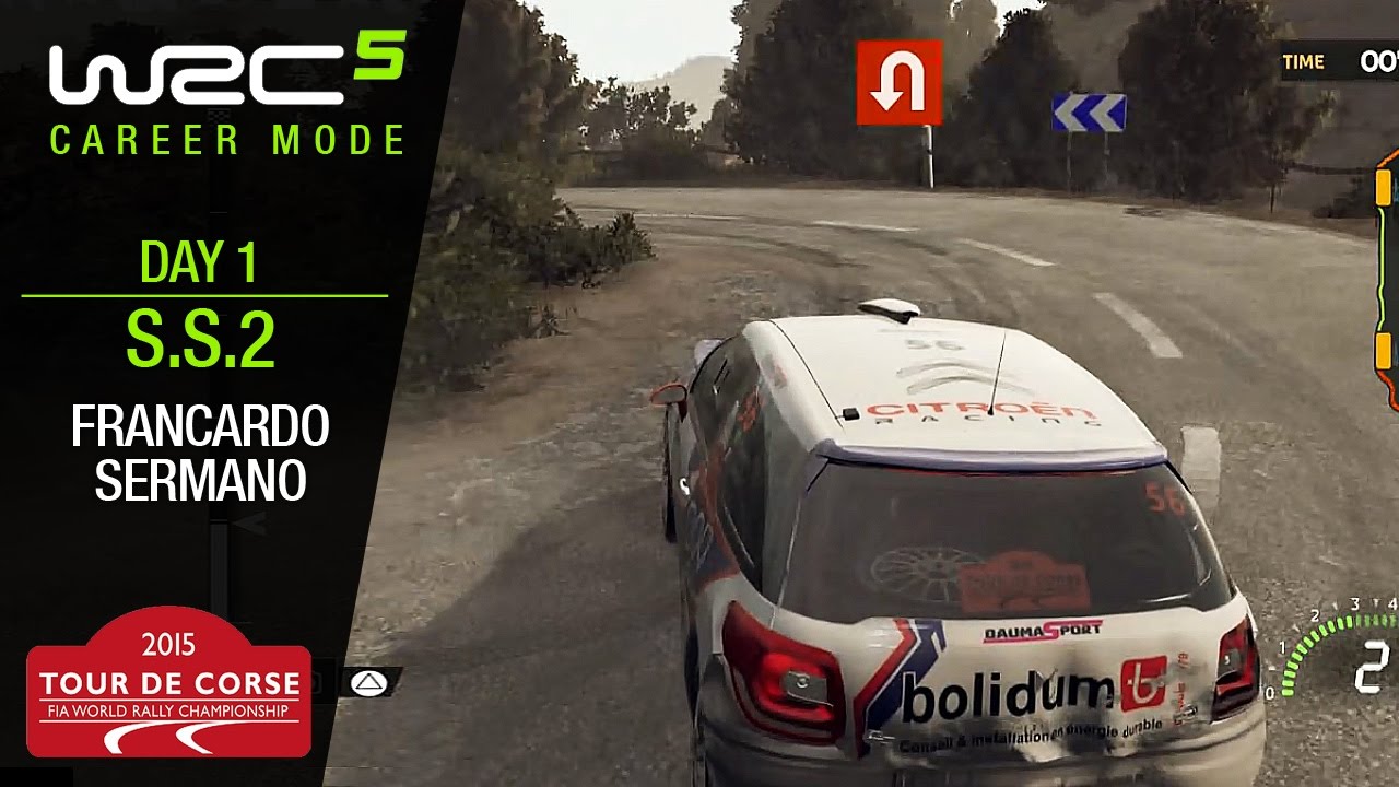 WRC 5 Carreira #27 - Rallye de France: Dia 01 - SS2 (Francardo - Sermano)