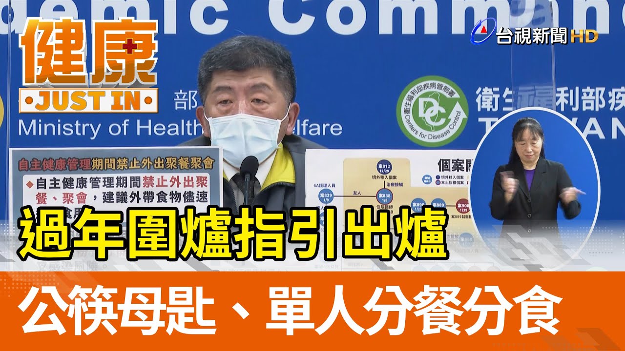 過年圍爐指引出爐  公筷母匙、單人分餐分食【健康資訊】