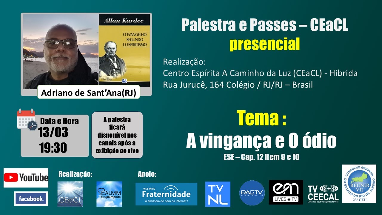 A VINGANÇA E O ÓDIO - Adriano de Sant'Ana (RJ)