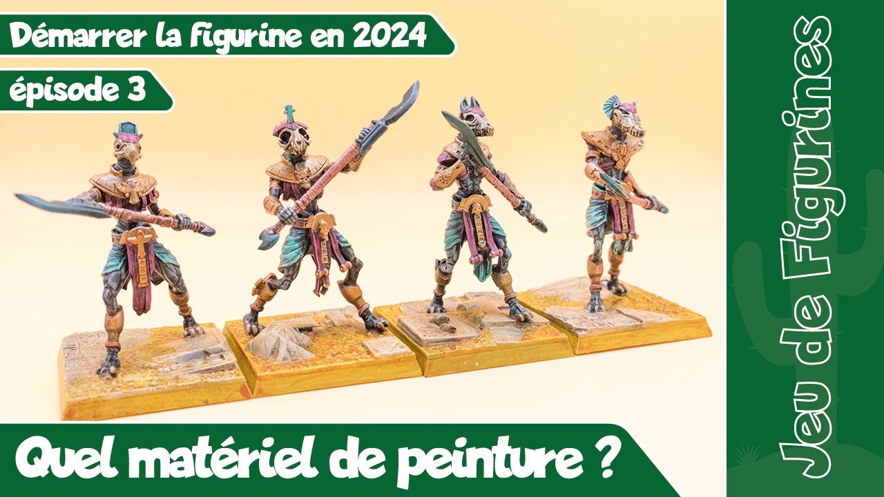 Quel matériel de peinture ? - Démarrer la figurine, ép. 3