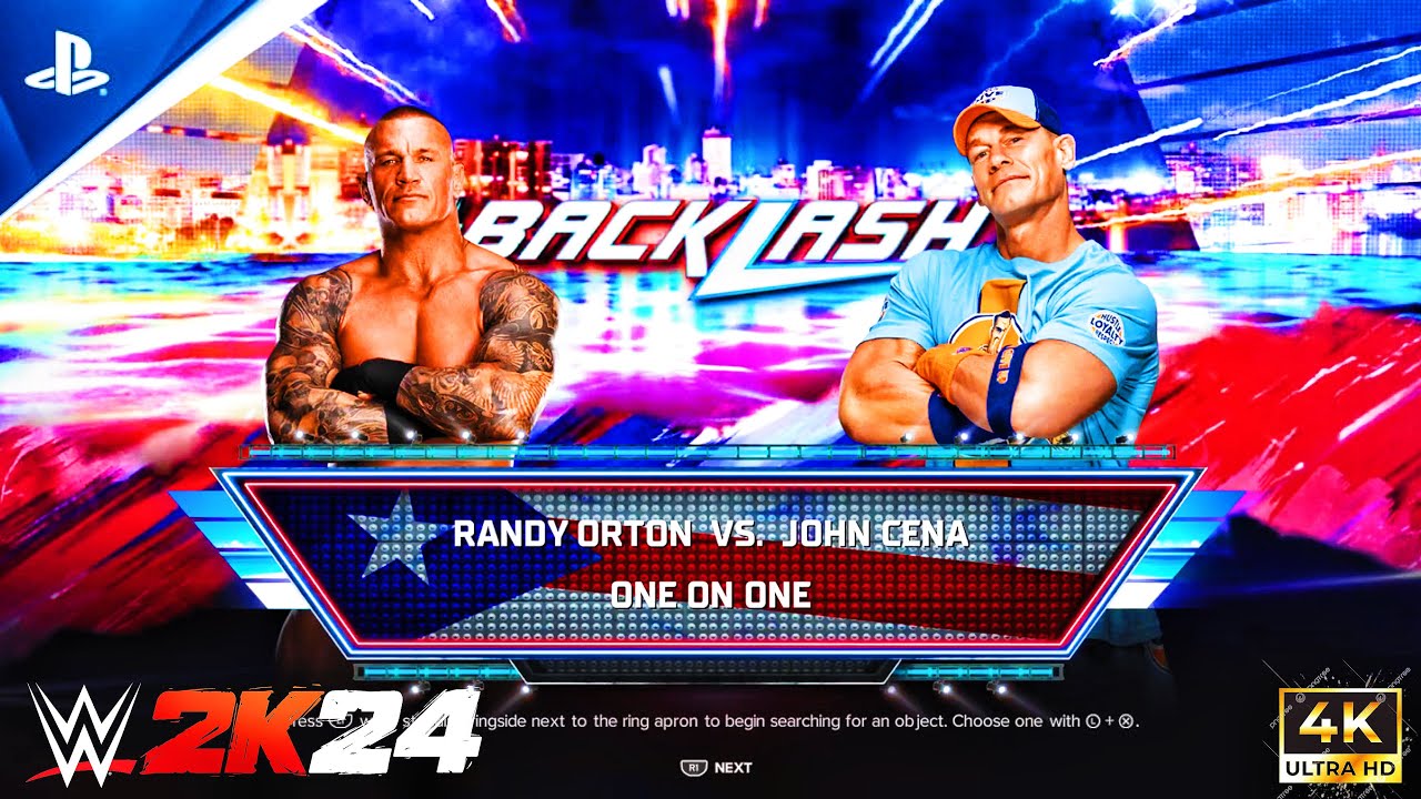 Randy Orton VS John Cena | WWE Backlash | WWE 2K24 PS5 4K Gameplay